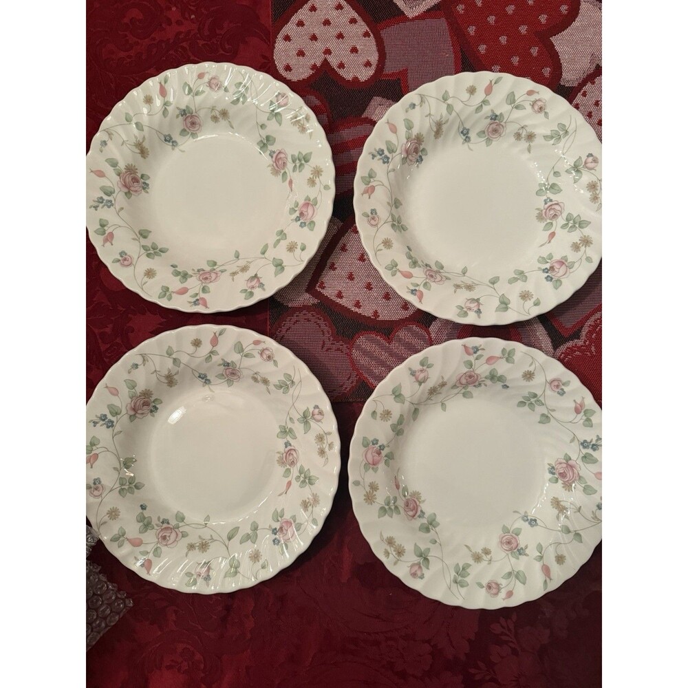 Wedgwood Rosehip 8 3/8" rimmed soup bowl *Set Of 4*